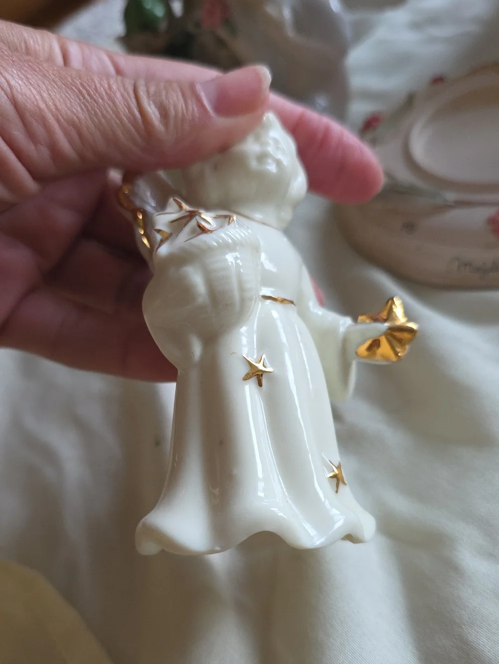 Precious Moments Confirmation Anhel Graduation Figurine Vtg Keepsake Set